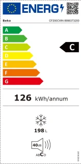 Beko CF316EWN Vrieskist
