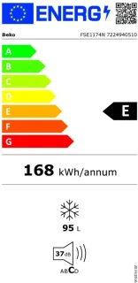Beko FSE1174N diepvriezer