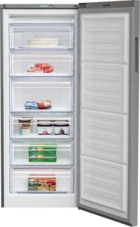 Beko RFSA240M41SN vriezer zilver 215L
