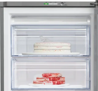 Beko RFSA240M41SN vriezer zilver 215L