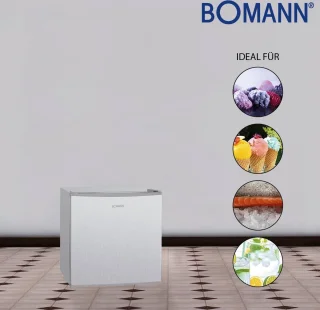 Bomann GB 341 Mini vriezer zilvergrijs 31L