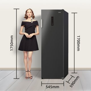 CHiQ CSD206NEID Vrijstaande Vriezer 206L Zwart RVS