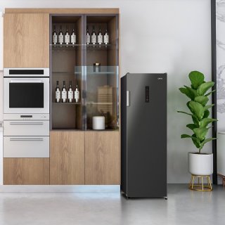CHiQ CSD206NEID Vrijstaande Vriezer 206L Zwart RVS