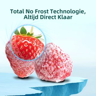 CHiQ CSD206NEID Vrijstaande Vriezer 206L Zwart RVS