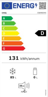 CHiQ CSD90D4D Vrijstaande Vrieskast 85L