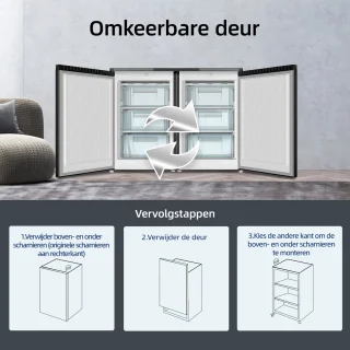 CHiQ CSD95BC Vrijstaande vriezer