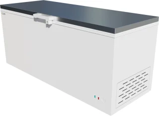 Cubo CS-CF650-WT Diepvrieskist 550L RVS deksel