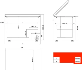 Cubo CS-CF650-WT Diepvrieskist 550L RVS deksel
