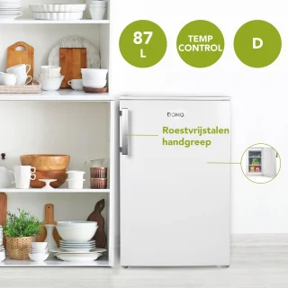 DOMO DO1071DV Diepvriezer Tafelmodel 87L Wit