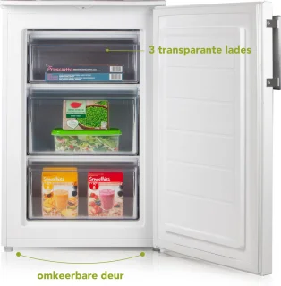 DOMO DO1071DV Diepvriezer Tafelmodel 87L Wit
