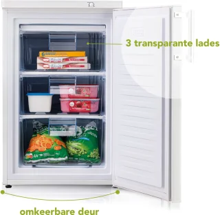 DOMO DO91130F tafelvriezer 80L wit