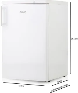 DOMO DO91135F Tafelvriezer 80L wit
