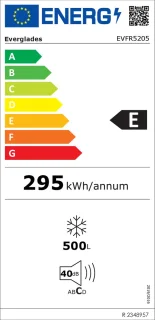 Everglades EVFR5205 Vrieskist 500L Wit