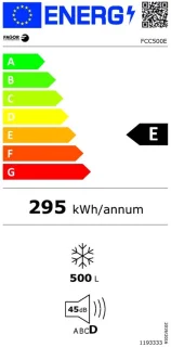 Fagor Diepvrieskist FCC500E 500L E-label