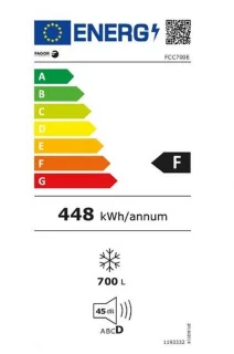 Fagor FCC700E Hybride Diepvrieskist 700L Wit
