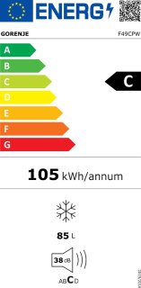 Wat vinden we goed aan de Gorenje F49CPW vriezer