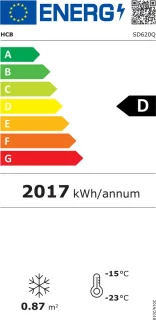 HCB Horeca Vrieskist 545L Glazen Schuifdeksel 230V