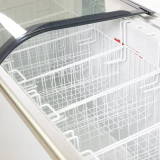 HCB Horeca Vrieskist 545L Glazen Schuifdeksel 230V