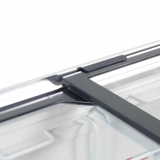 HCB Horeca Vrieskist 545L Glazen Schuifdeksel 230V