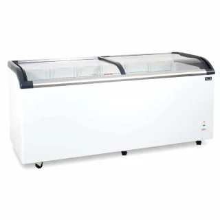 HCB Horeca Vrieskist 545L Glazen Schuifdeksel 230V