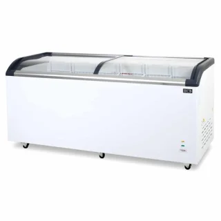 HCB Horeca Vrieskist 545L Glazen Schuifdeksel 230V