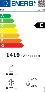 HCB Professionele Horeca Vrieskist 455L 230V 8472