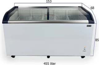 HCB Professionele Horeca Vrieskist 455L 230V 8472