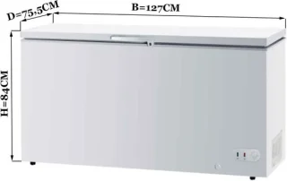 HCB Professionele Horeca Vriezer 358L 230V