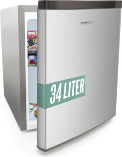 Heinrichs HGB 4088 SI Mini Vriezer RVS 34L
