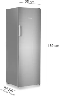 Heinrich´s HGS 3093 Diepvriezer 194L Inox