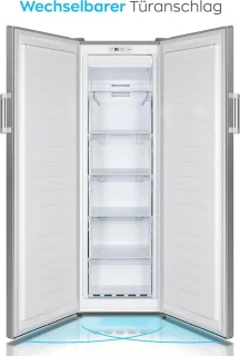 Heinrich´s HGS 3093 Diepvriezer 194L Inox