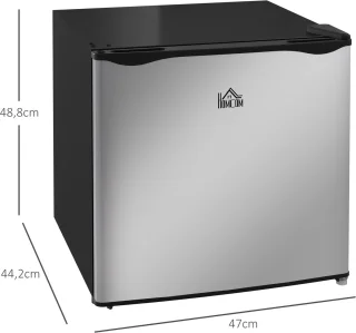 HOMCOM Mini-Gefrierschrank 47L Silber