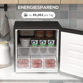 Wat vinden we goed aan de HOMCOM Vrieskist 47 L Zwart