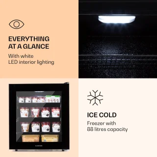 IceAge 88 diepvries EEK E glazen front