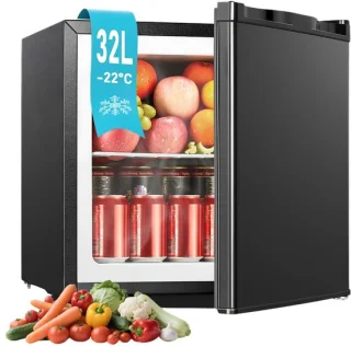 JCP minivriezer 32l zwart