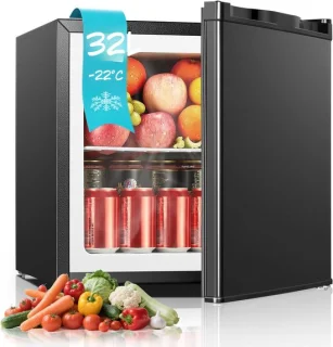 Kavora mini vriezer 32 liter zwart
