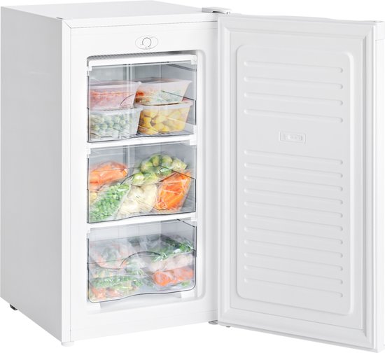 KitchenBrothers Diepvrieskast 64L Tafelmodel Wit review