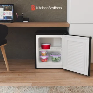 KitchenBrothers Mini Vriezer 33L Vrijstaand Zwart