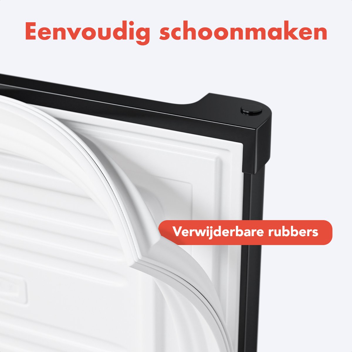 KitchenBrothers Mini Vriezer 33L Vrijstaand Zwart