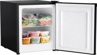 KitchenBrothers Mini Vriezer 33L Vrijstaand Zwart