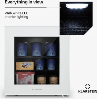 Klarstein Iceage 36 Vriezer Wit 36L
