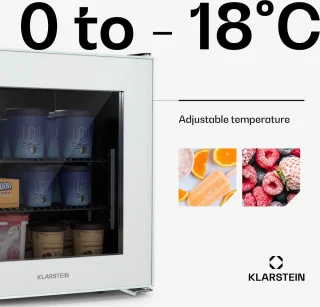 Klarstein Iceage 36 Vriezer Wit 36L