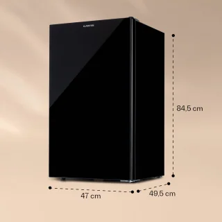 Klarstein Pluto 60L vrieskast met glazen front