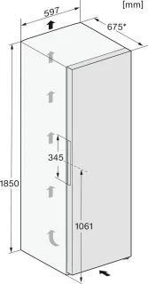 Miele FN 4372 E Vrijstaande Vriezer Wit