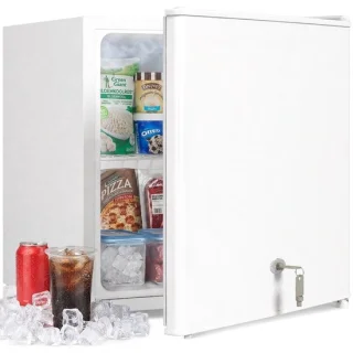 Mini vriezer 35 L vrijstaand wit