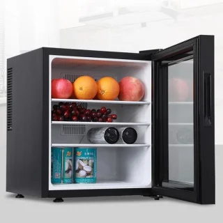 Mini vriezer tafelmodel kast 30 liter zwart