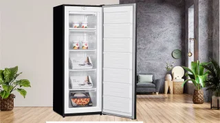 MPM Lade Vriezer Zwart 168L