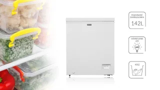 MPM Vrieskist 142L met Digitale Thermostaat Wit