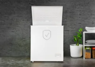 MPM Vrieskist 142L met Digitale Thermostaat Wit