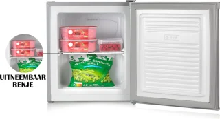 PRIMO PR116DV Mini Vriezer 33L Zilver